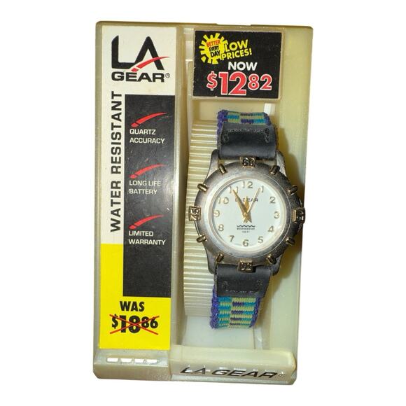 La Gear Vintage 90’s LAGAST Quartz Watch NIB Sealed Walmart Excl. NOS w/papers - Picture 1 of 5